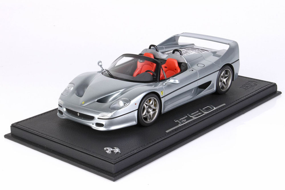 【お取り寄せ商品】 BBR P18190DV 1/18 Ferrari F50 Spider 1995 Titanium Grey Limited 56pcs （ケース付）
