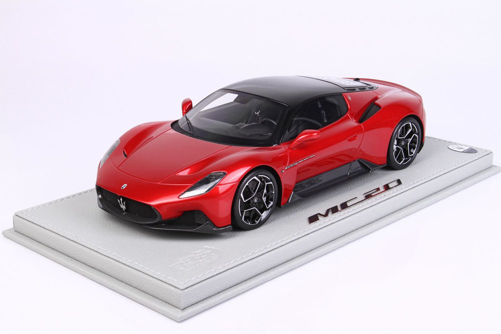 BBR P18191CV 1/18 Maserati MC20 2020 Rosso Vincente Limited 150pcs （ケース付）