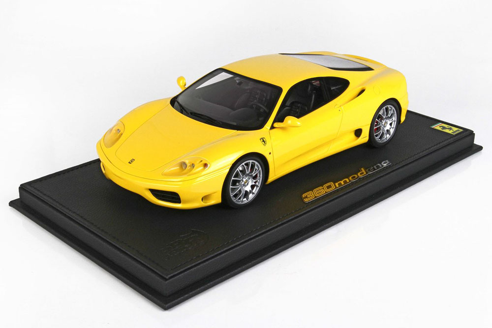 BBR P18205DV 1/18 Ferrari 360 Modena (Challenge wheels) Giallo Modena Limited 40pcs （ケース付）