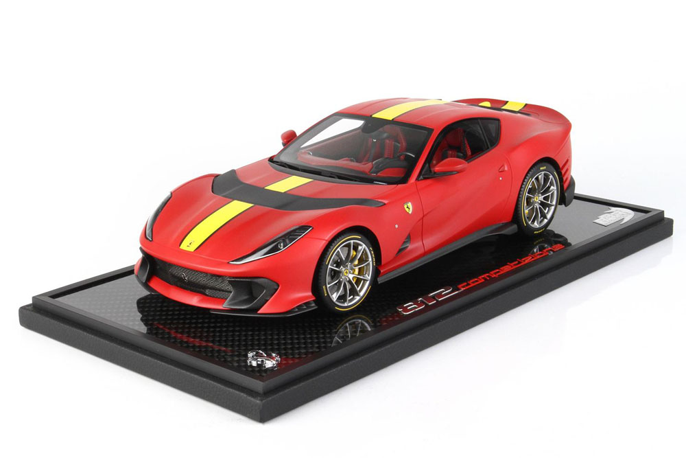 BBR P18207ST9V 1/18 Ferrari 812 Competizione 2021 F1-75 Matt Red Limited 28pcs （ケース付）
