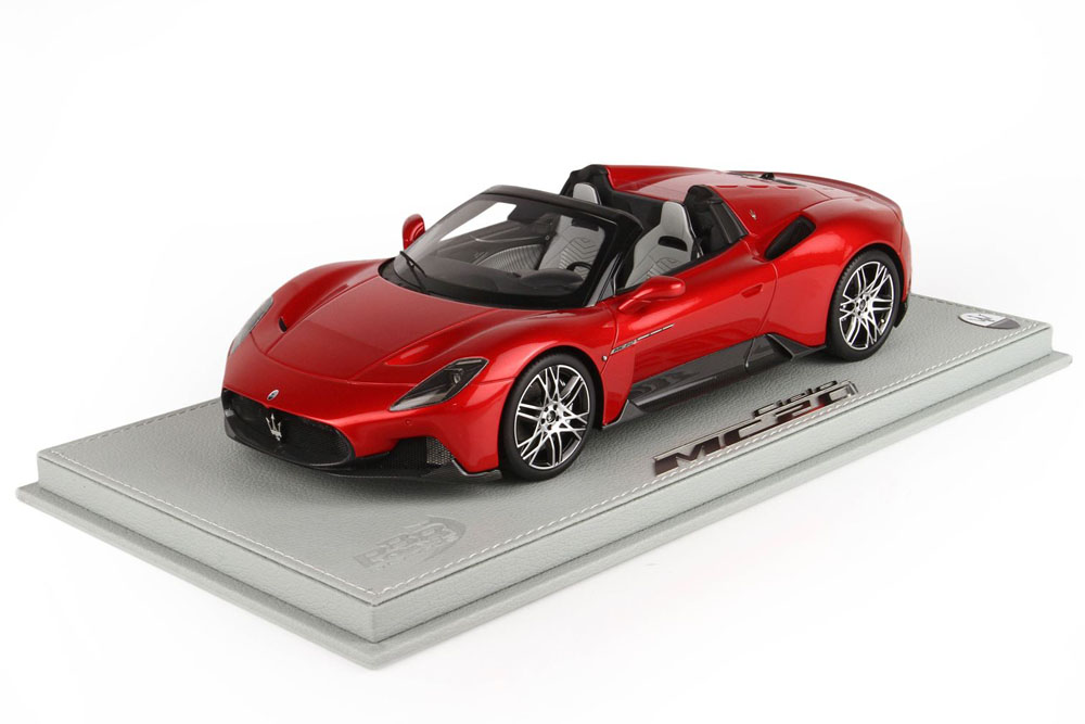 BBR P18222BV 1/18 Maserati MC20 CIELO Rosso Vincente Limited 24pcs （ケース付）