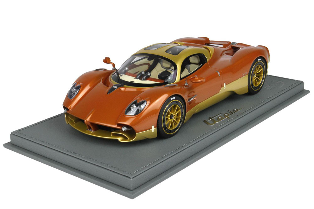 ミニカー　1/18 Pagani Utopia(ブロンズ) ケース付 [P18223DV] お取り寄せ商品】 BBR P18223DV 1/18 Pagani Utopia Bronze