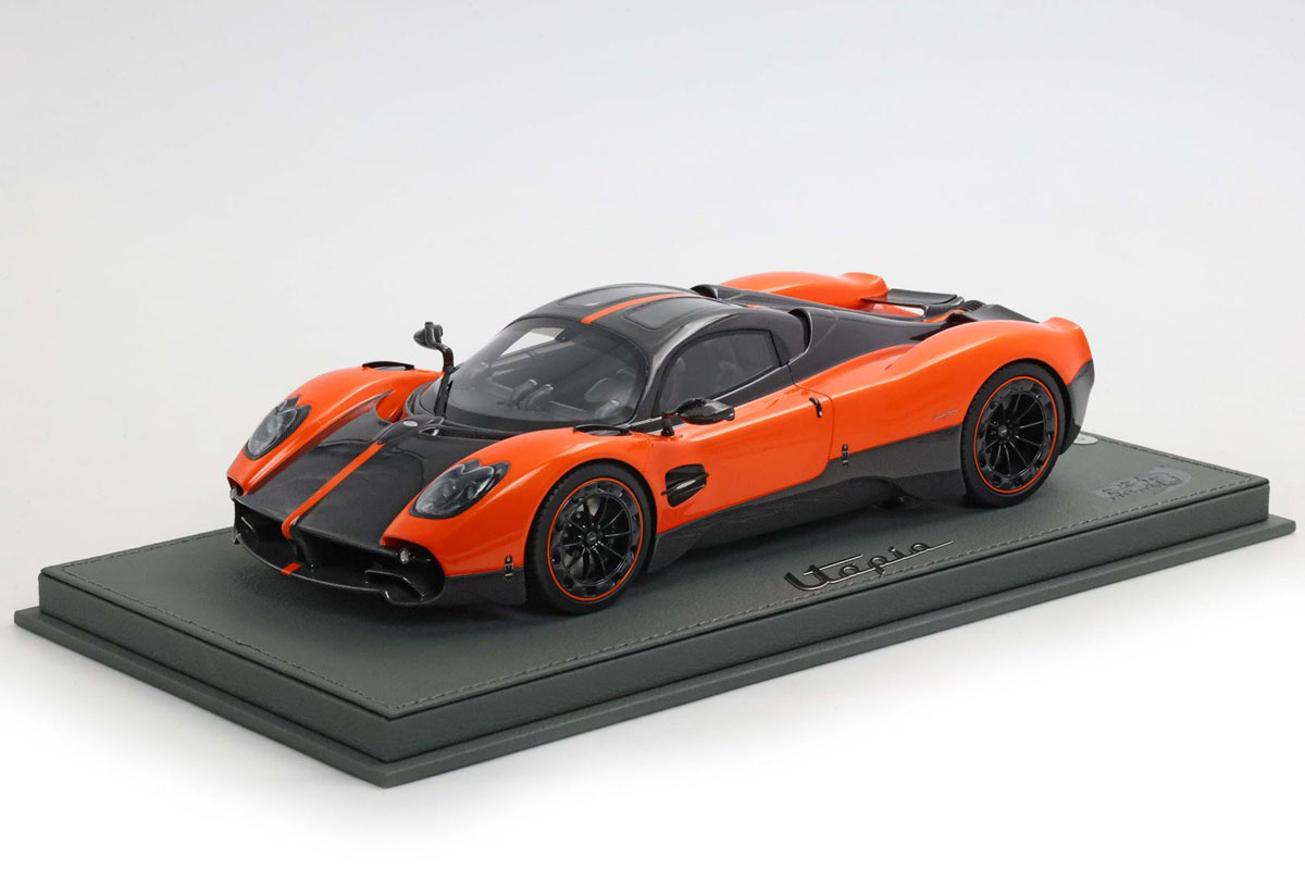 ** 予約商品 ** BBR P18223OV 1/18 Pagani Utopia Coupe Arancio Marbella Limited 60pcs（ケース付）