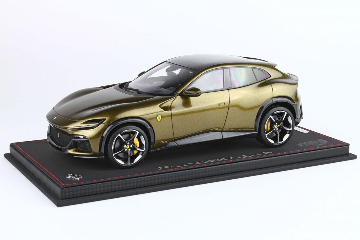 BBR P18231HV 1/18 Ferrari Prosangue - Panoramic roof Volterra Green Limited 20pcs（ケース付）