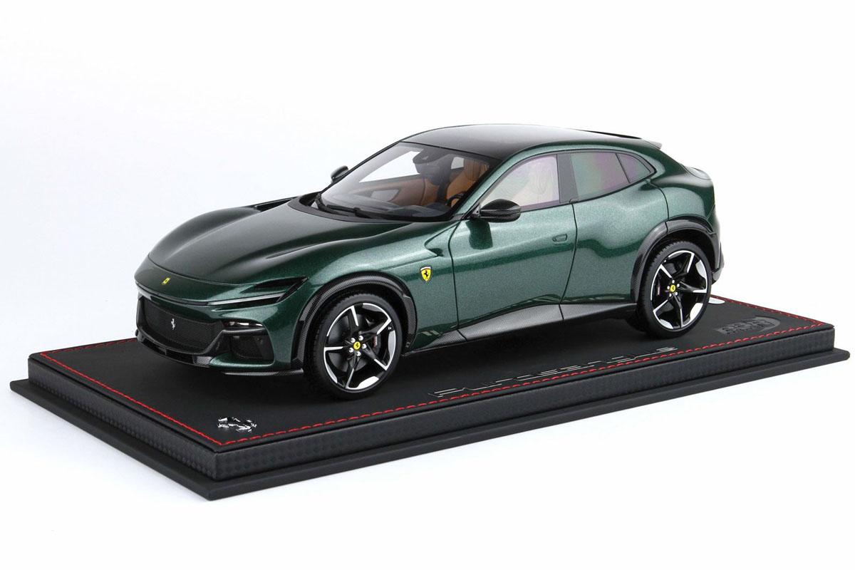 BBR P18231IV 1/18 Ferrari Prosangue - Panoramic roof Green Zeltweg Limited 20pcs（ケース付）