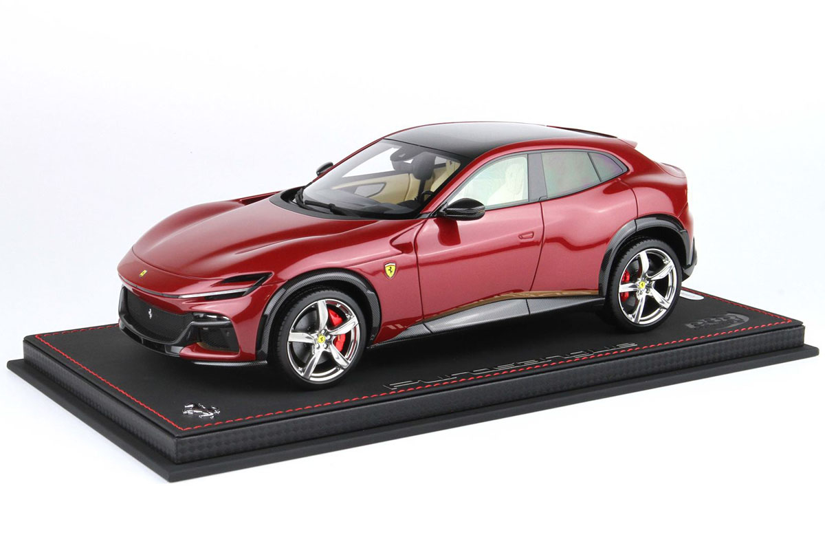 BBR P18231OV 1/18 Ferrari Prosangue - Panoramic roof Rosso Mugello Limited 20pcs（ケース付）