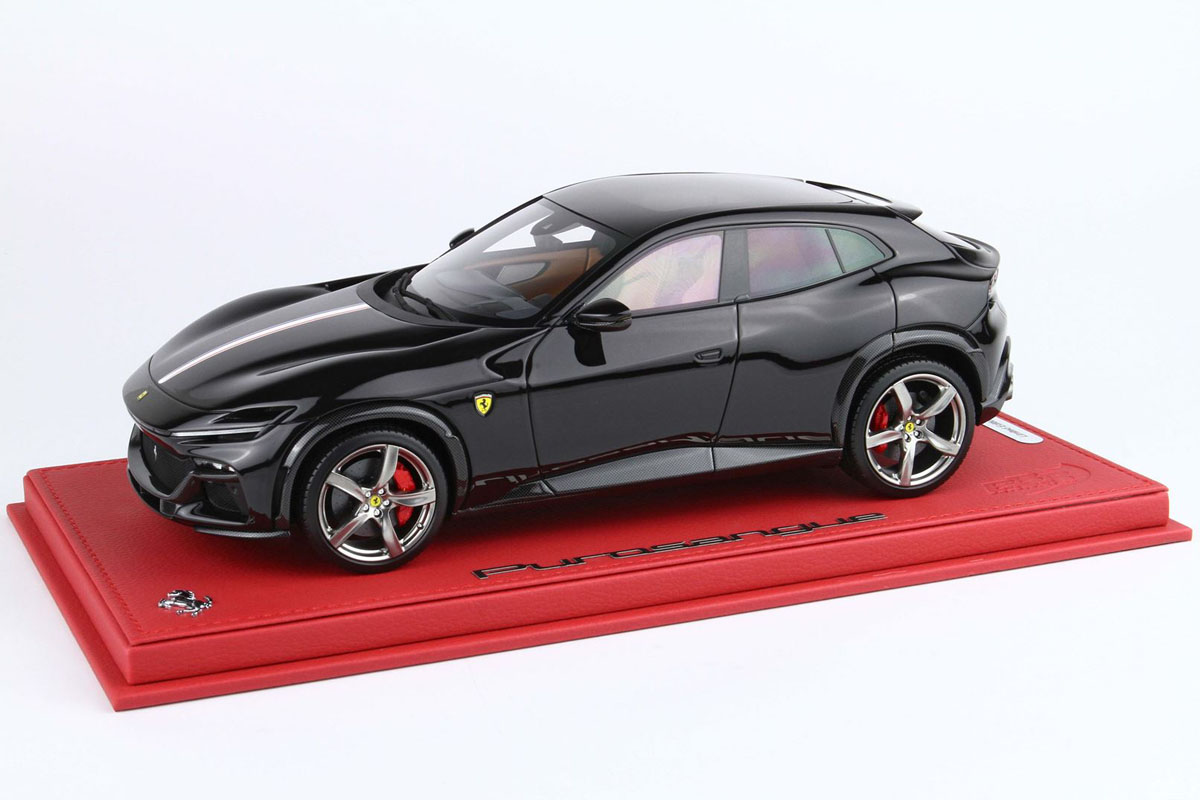 【お取り寄せ商品】 BBR P18231PFV 1/18 Ferrari Prosangue - Panoramic roof Nero Prosangue - French Flag Limited 12pcs（ケース付）