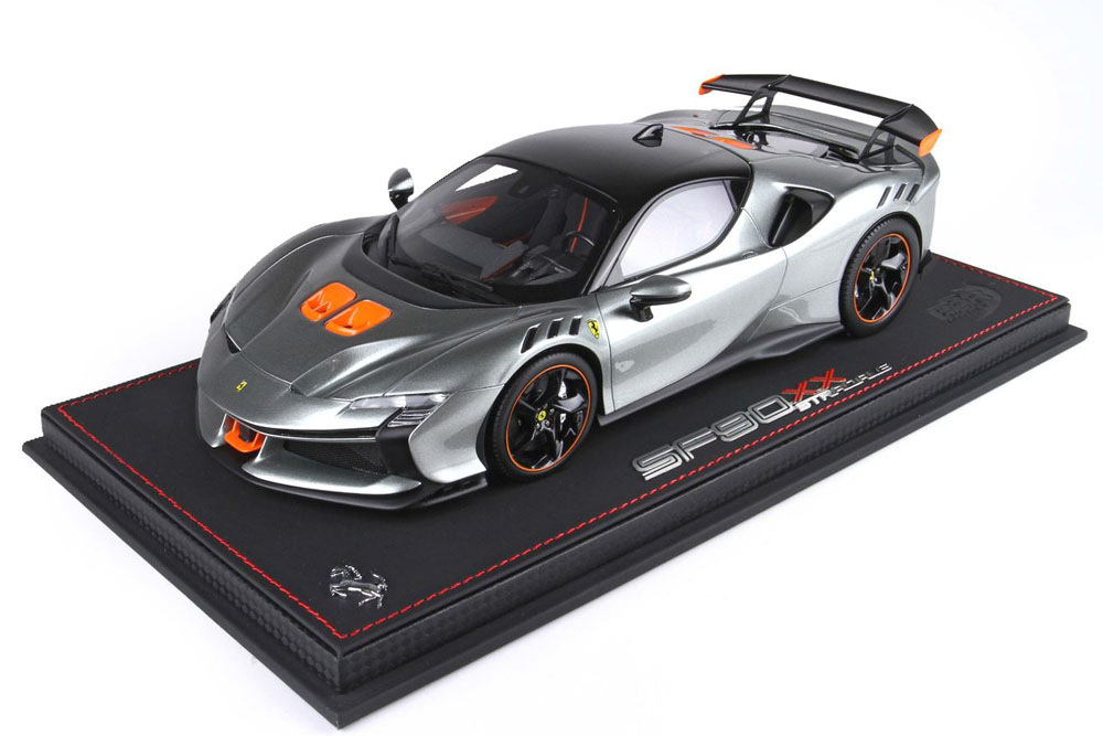 ** 予約商品 ** BBR P18237EV 1/18 Ferrari SF90XX Stradale Grey Competition Limited 50pcs （ケース付）