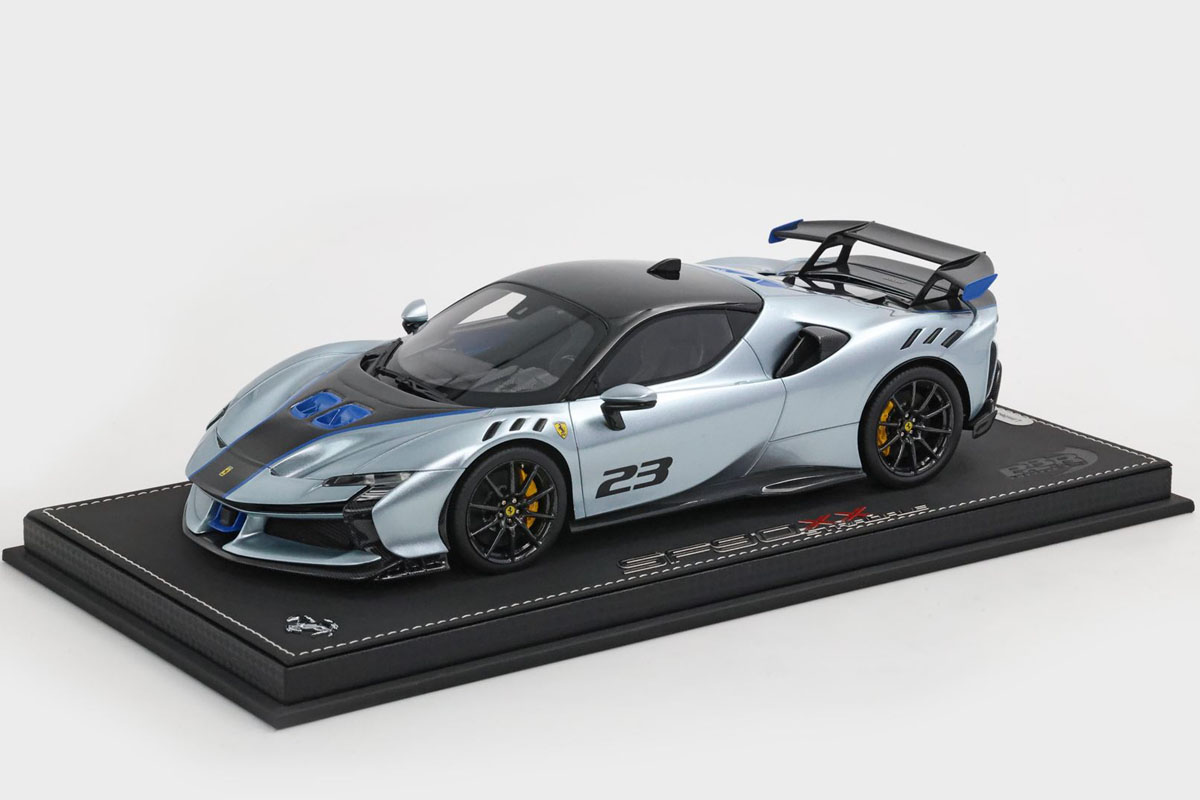 BBR P18237NV 1/18 Ferrari SF90XX Stradale Titan Gray （ケース付）