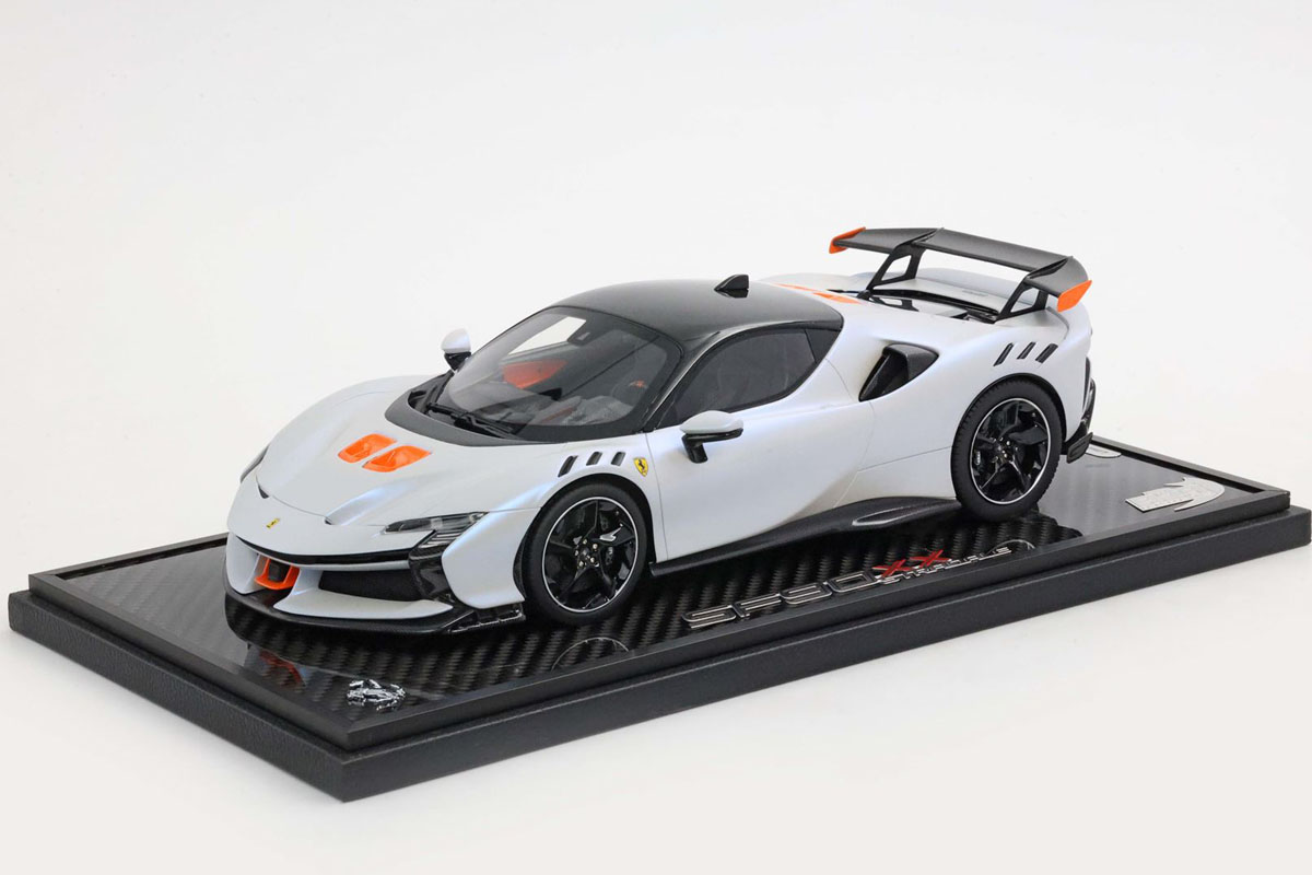 【お取り寄せ商品】 BBR P18237OMST1 1/18 Ferrari SF90 XX Stradale Onda Marina / Black roof Limited 20pcs （ケース付）
