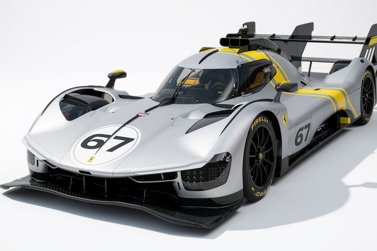** 予約商品 ** BBR P18244B 1/18 Ferrari 499P Modificata Argento Nurburgring race n.67（ケース付）