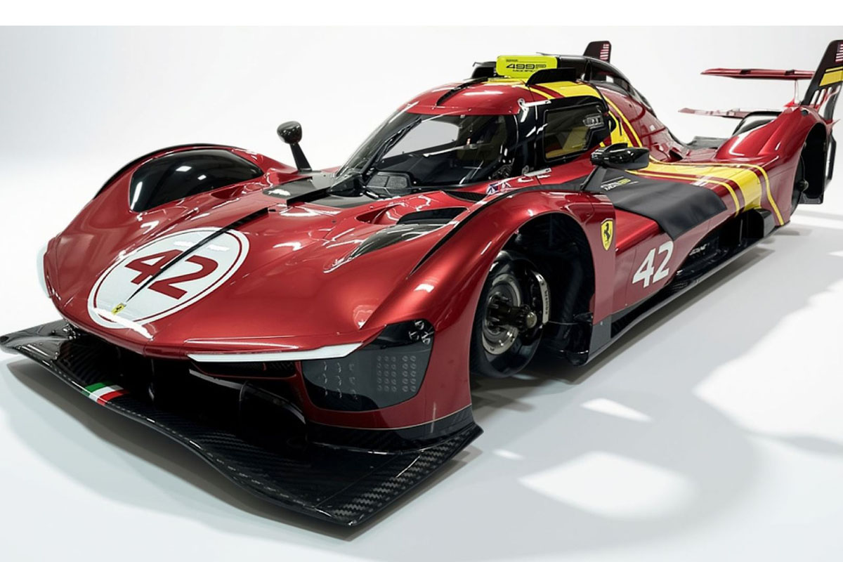 ** 予約商品 ** BBR P18244D 1/18 Ferrari 499P Modificata Rosso Mugello race n.42（ケース付）