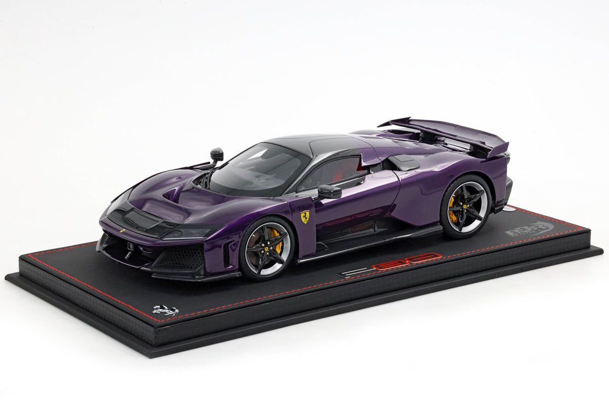 ** 予約商品 ** BBR P18253MV 1/18 Ferrari F80 Optional carbon Viola Hong Kong Limited 48pcs（ケース付）