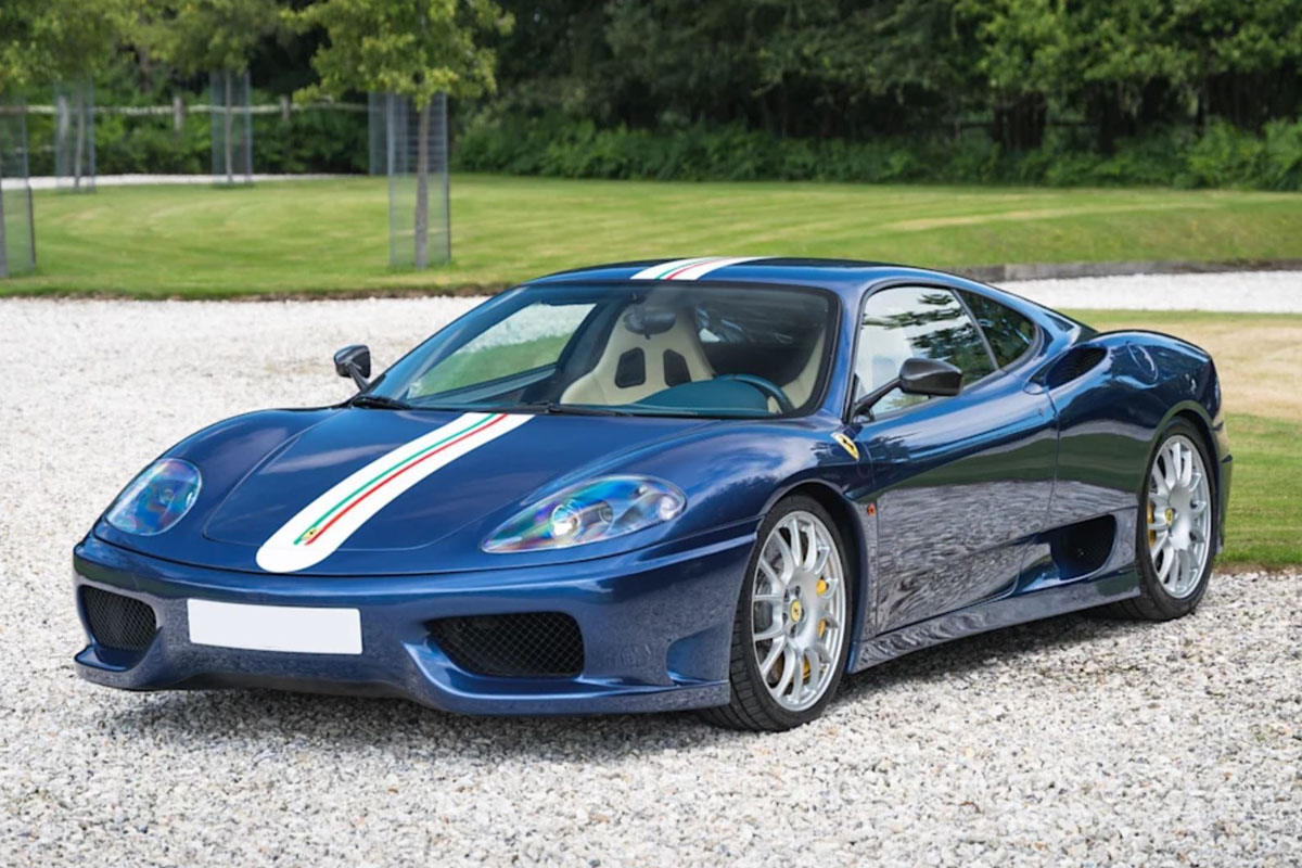 ** 予約商品 ** BBR P18262CV 1/18 Ferrari 360 Challenge Stradale Blu Tour de France / Italian stripe Limited 99pcs （ケース付）