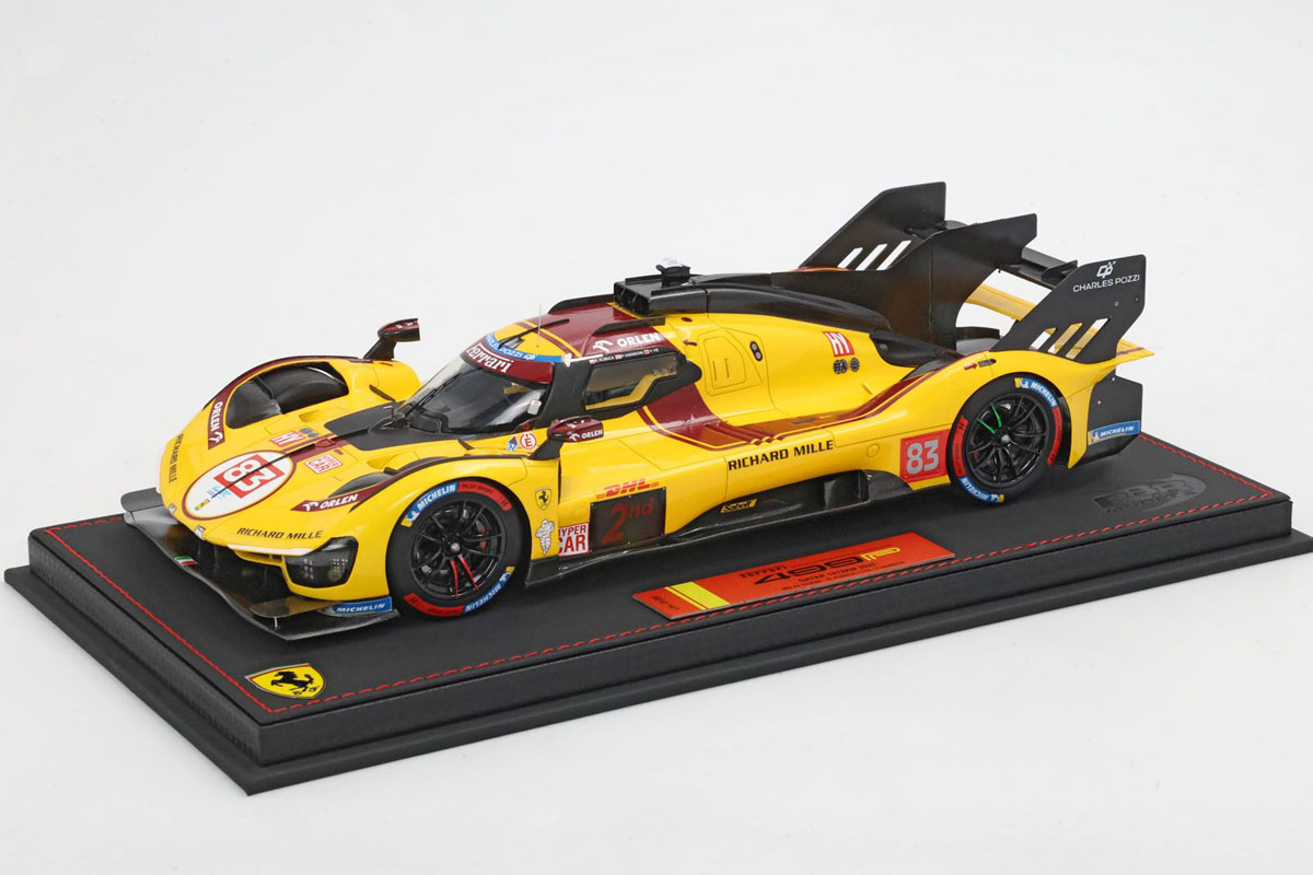 ** 予約商品 ** BBR P18266CV 1/18 Ferrari 499P n.83 - 2nd Qatar 1812km 2025 Drivers /Kubica /Ye /Hanson Limited 99pcs （ケース付）