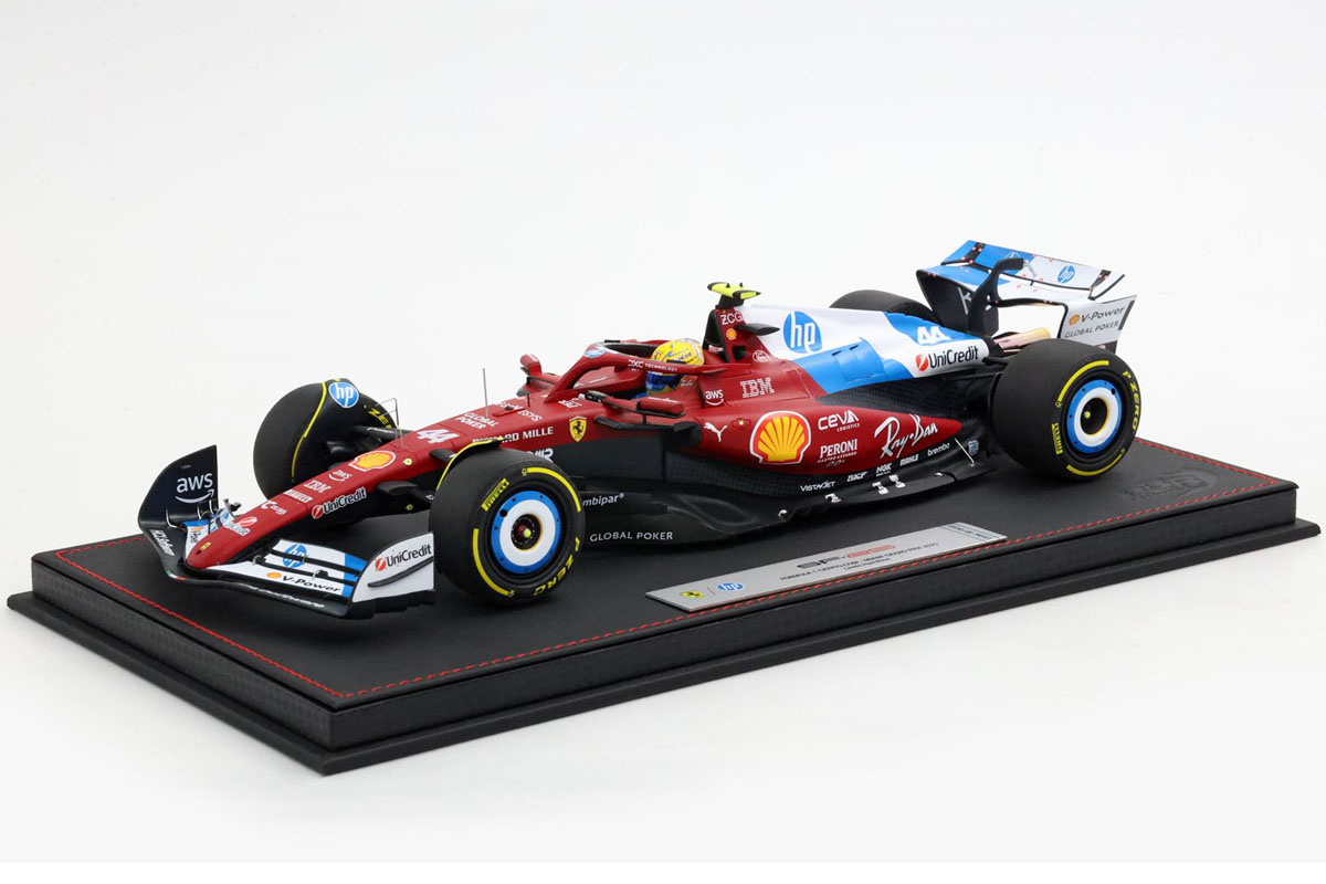 ** 予約商品 ** BBR P18267B44DIE 1/18 Ferrari SF-25 F1 Miami GP Special Livery L.Hamilton （ケース付）