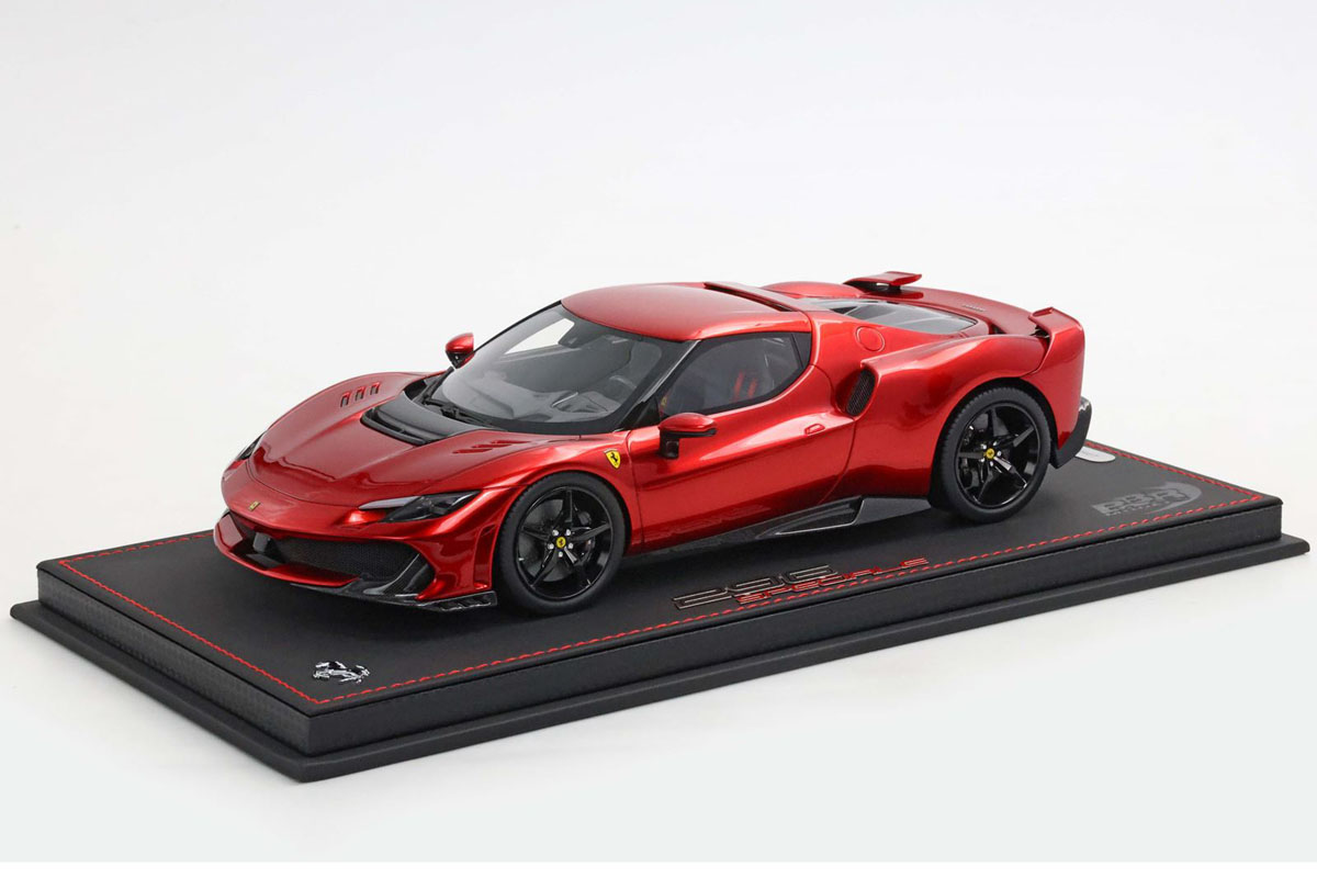 ** 予約商品 ** BBR P18269CV 1/18 Ferrari 296 Speciale Rosso Magma Limited 96pcs （ケース付）