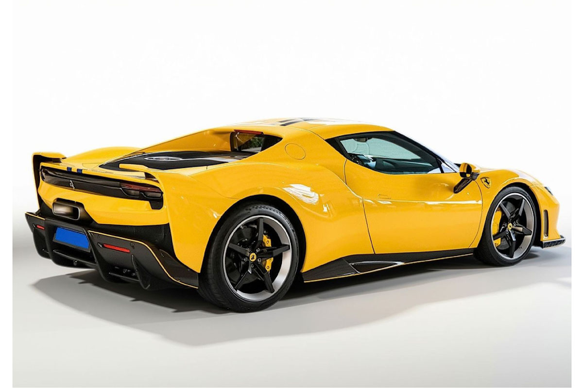 ** 予約商品 ** BBR P18269H 1/18 Ferrari 296 Speciale Giallo Modena with Blu Nart stripes （ケース付）