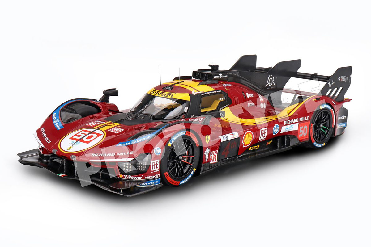 ** 予約商品 ** BBR P18271AV 1/18 Ferrari 499P car n.50 24h Le Mans 2025 （ケース付）