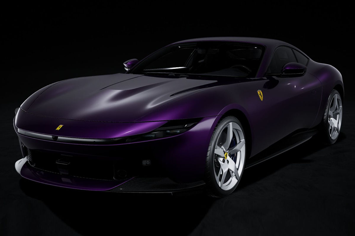 ** 予約商品 ** BBR P18272FV 1/18 Ferrari Amalfi Violetto Dino Limited 32pcs （ケース付）