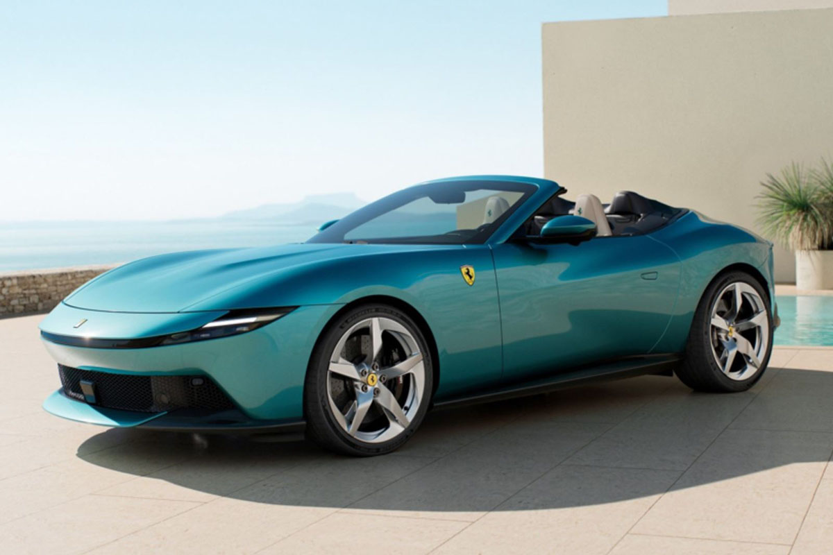 ** 予約商品 ** BBR P18281BV 1/18 Ferrari Amalfi Spider Verde Costiera （ケース付）