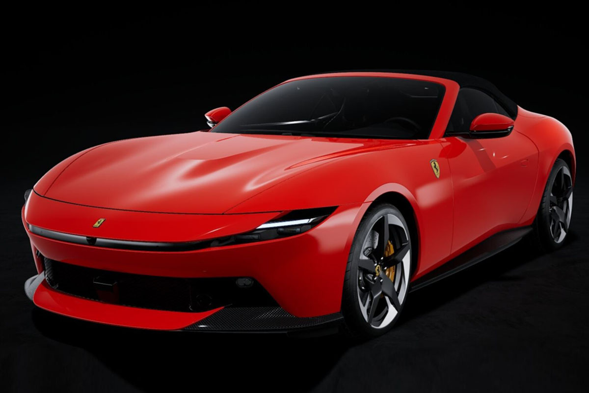 ** 予約商品 ** BBR P18281CV 1/18 Ferrari Amalfi Spider Rosso Corsa （ケース付）