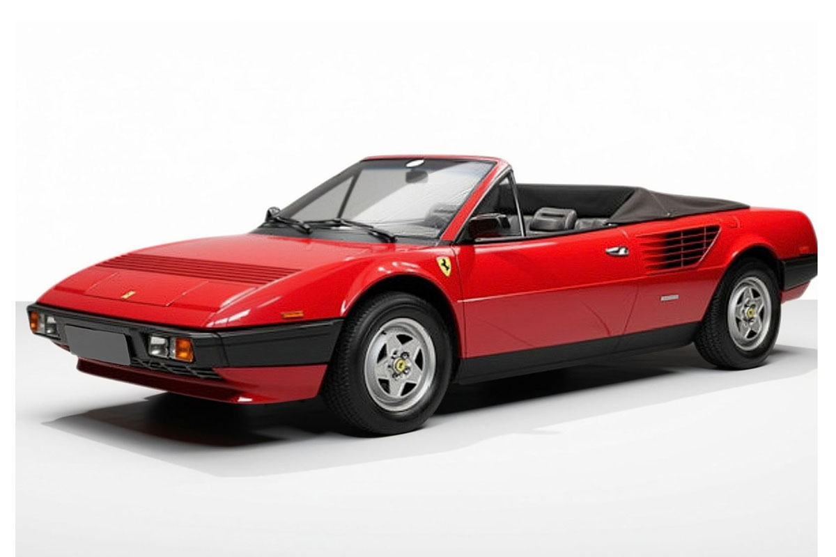 ** 予約商品 ** BBR P18290A 1/18 Ferrari Mondial Quattrovalvole Cabriolet Rosso Corsa with Black interiors （ケース付）