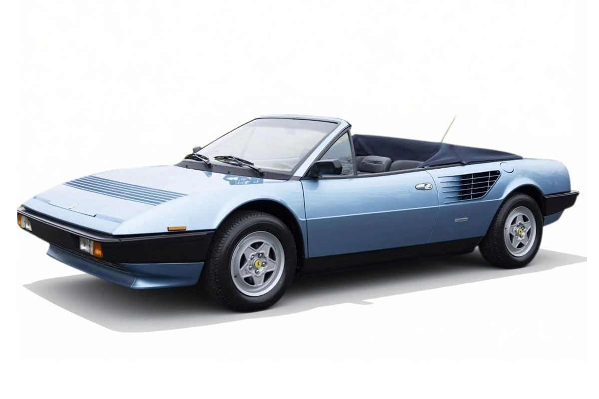 ** 予約商品 ** BBR P18290C 1/18 Ferrari Mondial Quattrovalvole Cabriolet Azzurro California with Blu scuro interiors （ケース付）