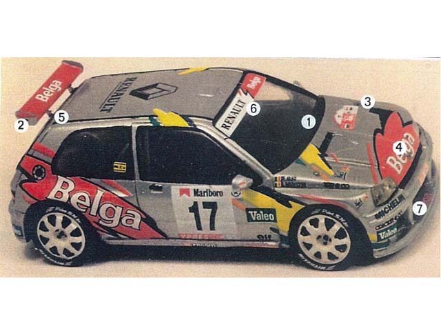 STARTER REN016 Renault CLIO MAXI BELGA 24 Hours D'YPRES 1995