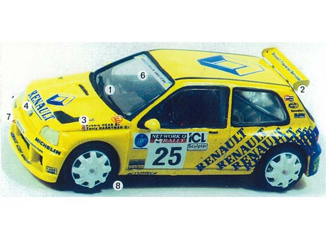 STARTER REN017 Renault CLIO RAC RALLY 1995