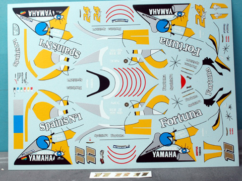 RENAISSANCE MTK12016 1/12 ヤマハ YZR-M1 2005 Tech3 Miro Xaus/Elias デカール 【メール便可】