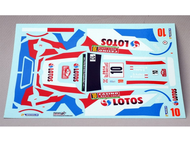 RENAISSANCE TK24/400 1/24 フォード Fiesta WRC Kubica MC 2014 デカール 【メール便可】