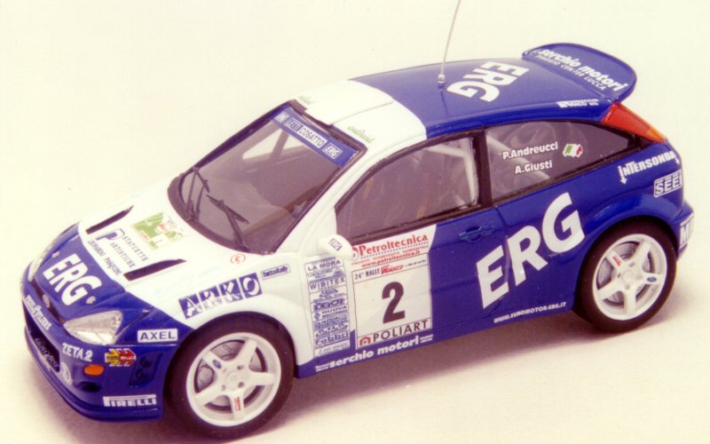 RACING43 RK301 Ford Focus WRC Evo Erg Ciocco 2001