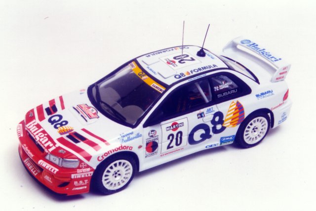 RACING43 S058 スバル Impreza WRC Q8-ART San Remo 98