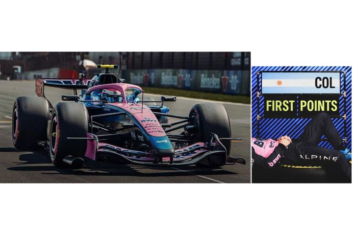 ** 予約商品 ** SPARK S9367 1/43 BWT Alpine F1 Team A526 Chinese GP 2026 No.43 F.Colapinto (with Pit Board)