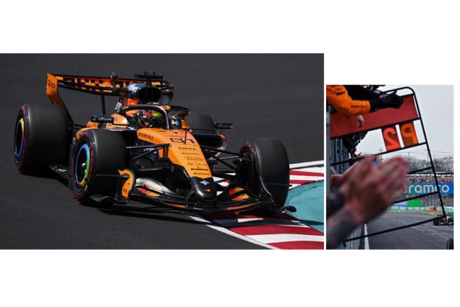 ** 予約商品 ** SPARK S9379 1/43 McLaren Mastercard F1 Team MCL40 Japanese GP 2026 No.81 O.Piastri (with Pit Board)