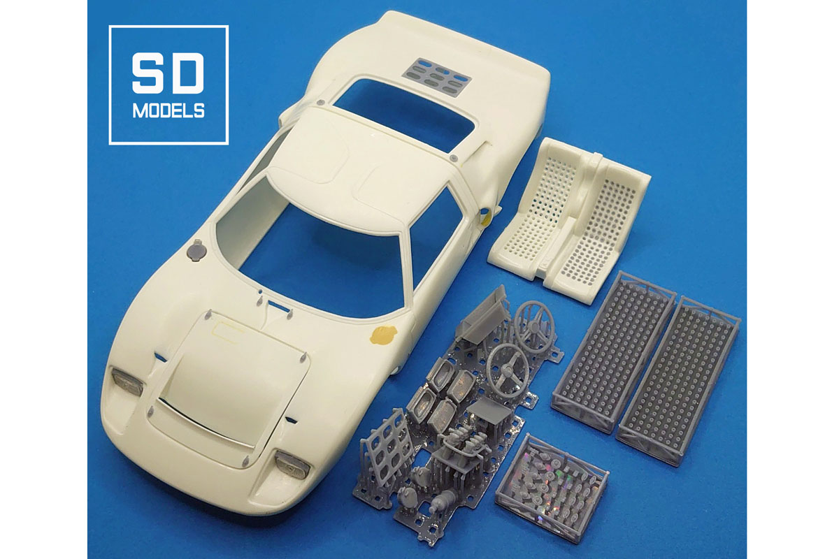 SD MODELS SD-F01 1/24 フォード GT40 Mk.1 追加パーツ フジミ対応 3Dプリント