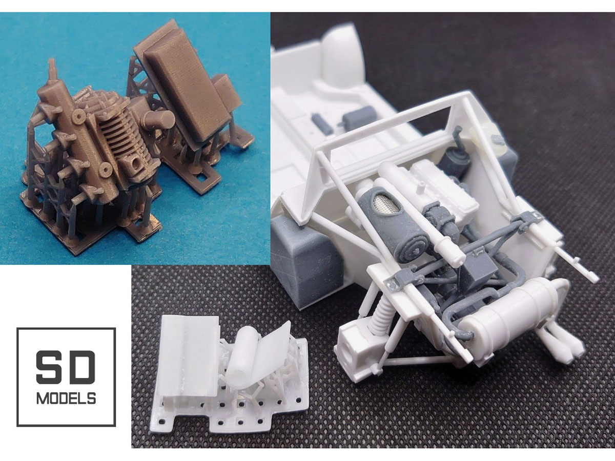 SD MODELS SD-L01+1 1/24 ランチア ラリー037【1983】追加パーツ ハセガワ対応 3Dプリント