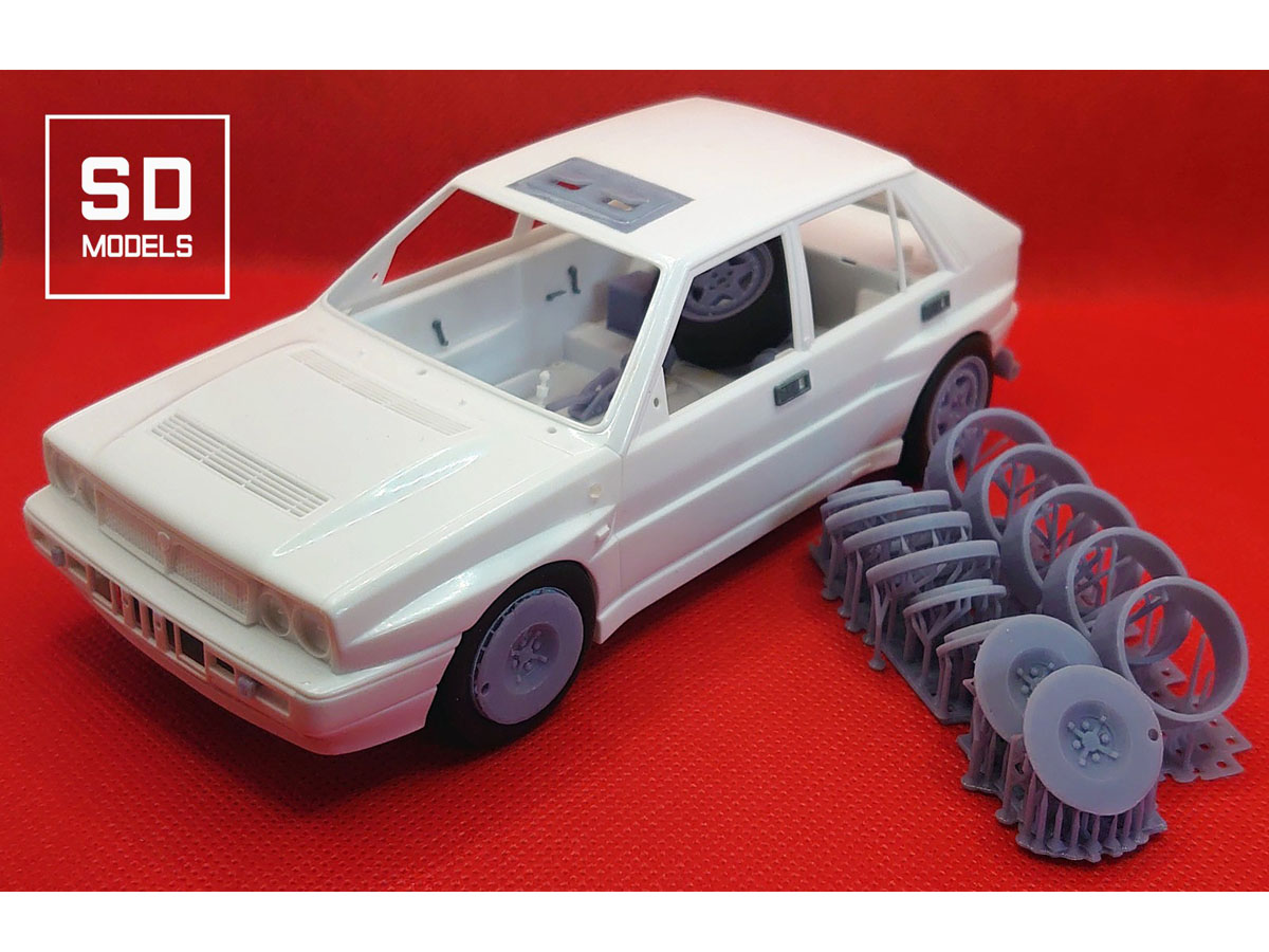 SD MODELS SD-L02+1 1/24 デルタ16V【1989サンレモ・ターマック】追加パーツ ハセガワ対応 3Dプリント