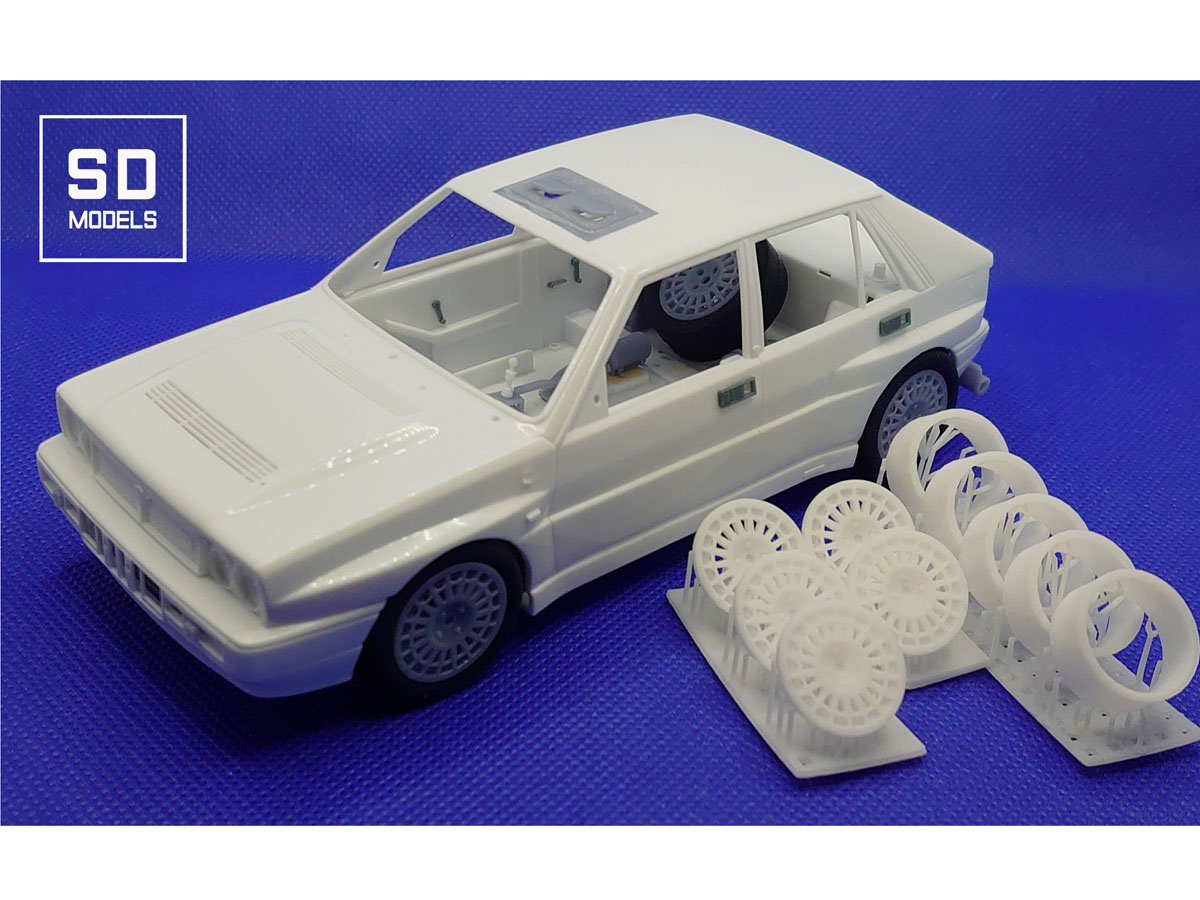 SD MODELS SD-L02+2 1/24 デルタ16V【89-91モンテカルロ・ターマック】追加パーツ ハセガワ対応 3Dプリント