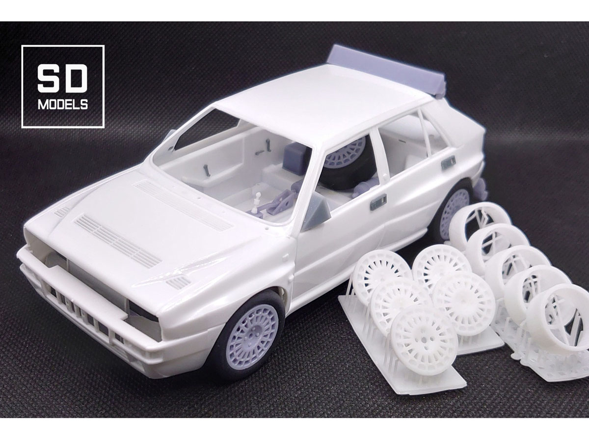 SD MODELS SD-L03+1 1/24 ランチア スーパーデルタ【ターマック】追加パーツ ハセガワ対応 3Dプリント