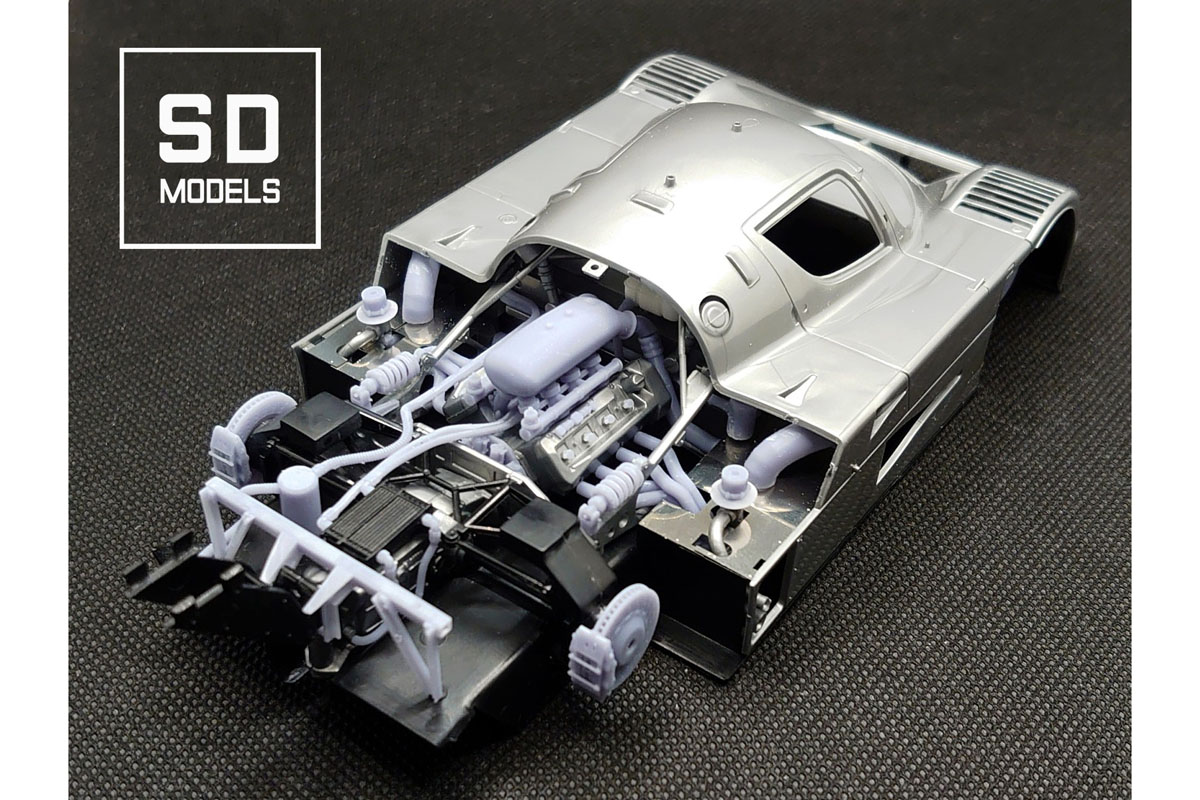 ** 予約商品 ** SD MODELS SD-M02 1/24 ザウバー メルセデス C9 1989LM 追加パーツ タミヤ対応 3Dプリント