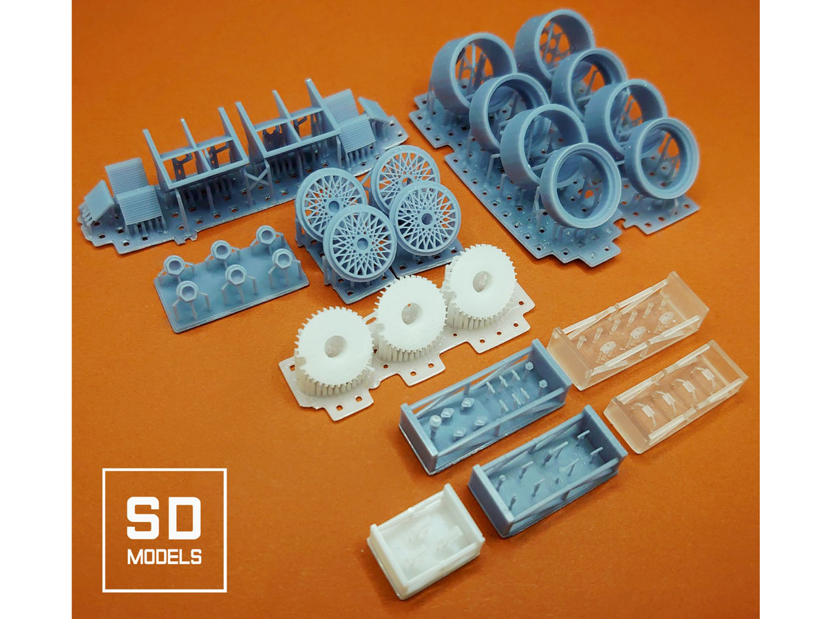 SD MODELS SD-P02 1/24 ポルシェ956 プライベータ仕様 追加パーツ タミヤ対応 3Dプリント