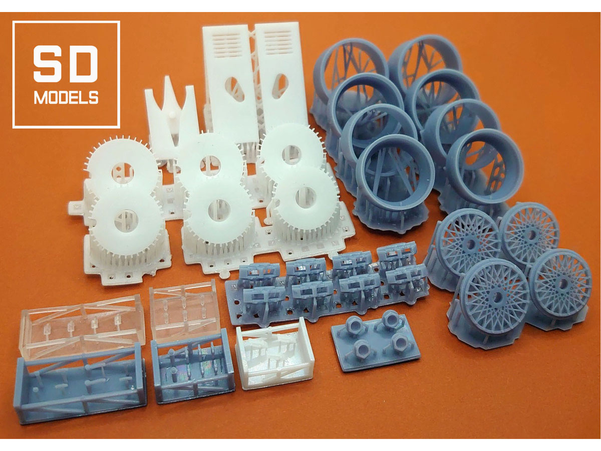 ** 予約商品 ** SD MODELS SD-P04 1/24 ポルシェ962C プライベータ仕様 追加パーツ ハセガワ対応 3Dプリント