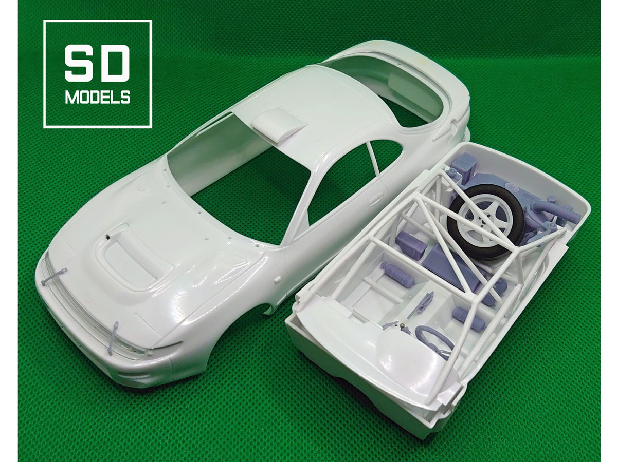 ** 予約商品 ** SD MODELS SD-T02 1/24 トヨタ セリカ ST185【1993 グラベル】追加パーツ ハセガワ対応 3Dプリント