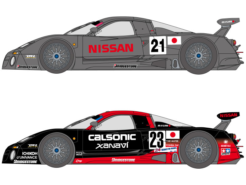 ** 予約商品 ** SHUNKO D538 1/24 Nissan R390 GT1 1997 LM Decal set (for Tamiya) 【メール便可】