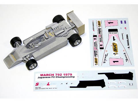 TAMEO kit SLK049 March 792 F2 Suzuka 1979 S.Nakajima