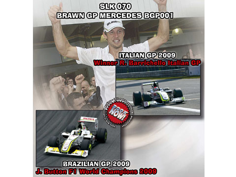 TAMEO kit SLK070 Brawn GP Mercedes BGP001 Italia /Brasile GP 2009