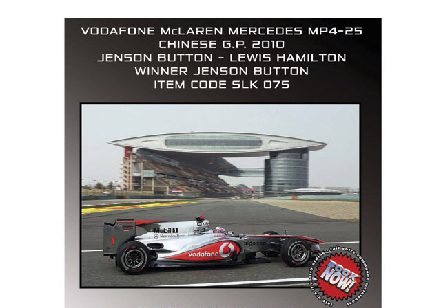 TAMEO kit SLK075 McLaren Mercedes MP4/25 China GP 2010