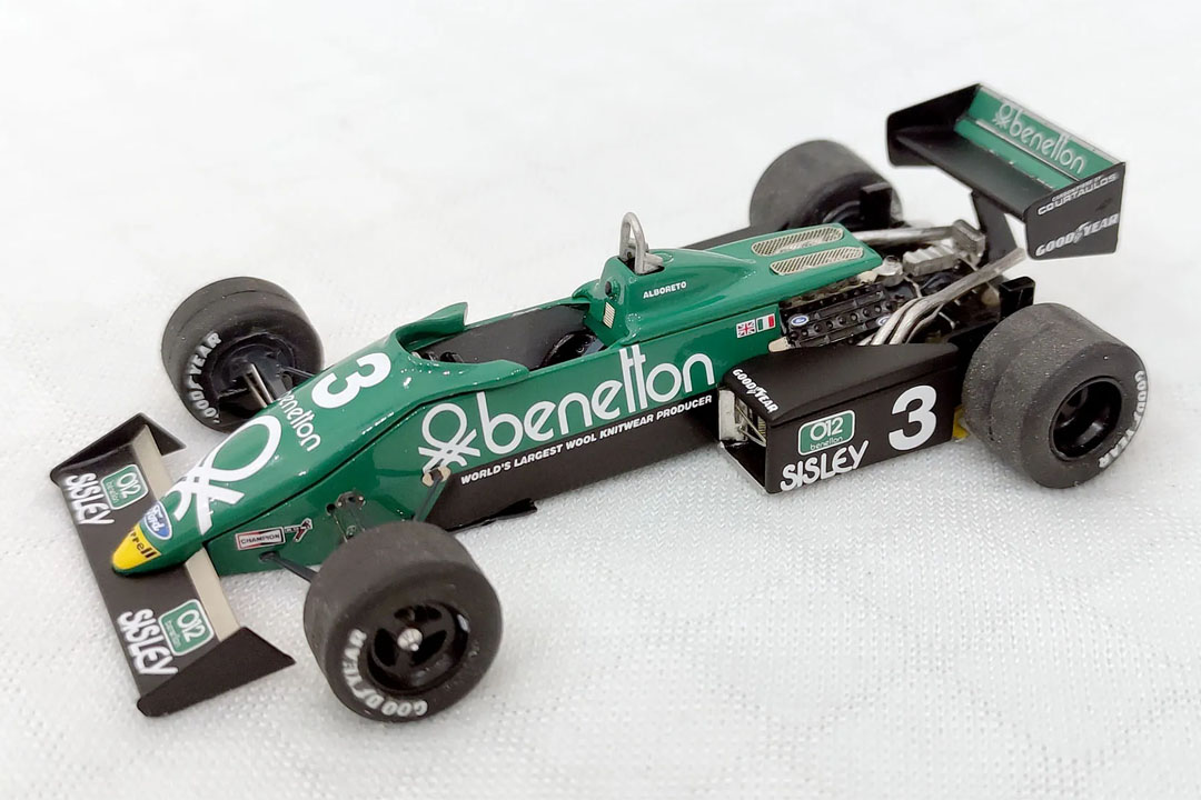 TAMEO kit SLK078 Tyrrell 011 Detroit GP 1983 M.Alboreto Winner